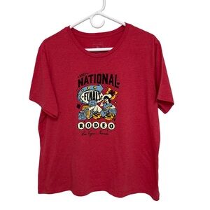 National Finals Pro Rodeo 2021 Las Vegas T-Shirt Women’s XL Red